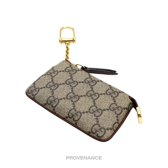 🔴 Gucci Key Pouch Cles - GG Supreme Brown - Picture 4 of 8